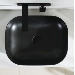 Накладной умывальник Rea Belinda Black Matt